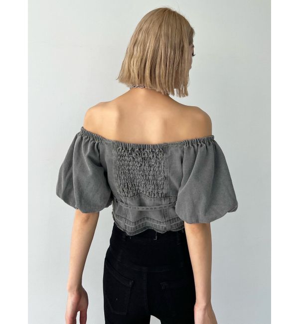 EMODA「デニムオフショルダートップ」|Tシャツ・カットソー|