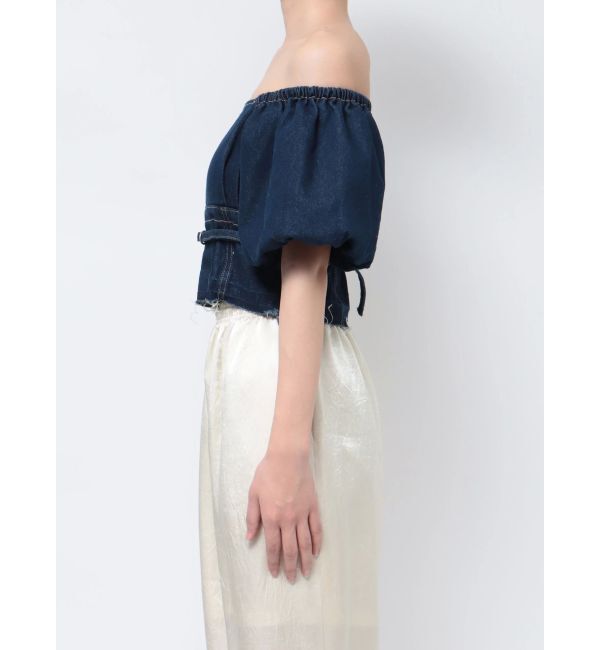 EMODA「デニムオフショルダートップ」|Tシャツ・カットソー|