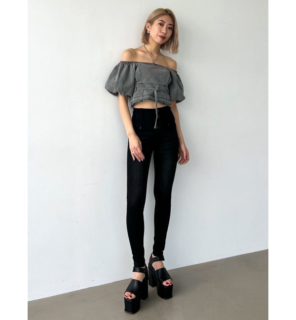 EMODA「デニムオフショルダートップ」|Tシャツ・カットソー|