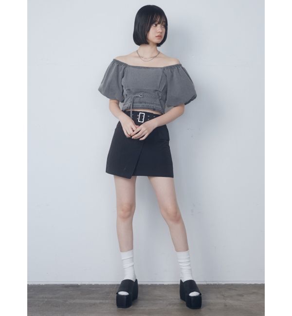 EMODA「デニムオフショルダートップ」|Tシャツ・カットソー|