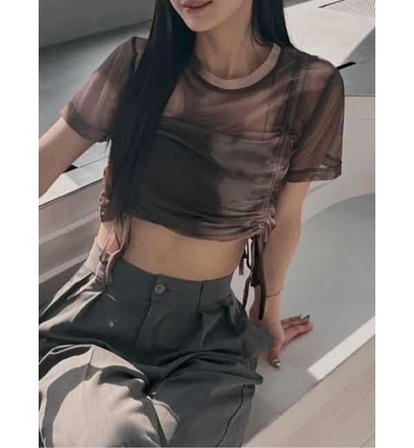 MURUA「グラデーションシアートップス」|Tシャツ・カットソー|