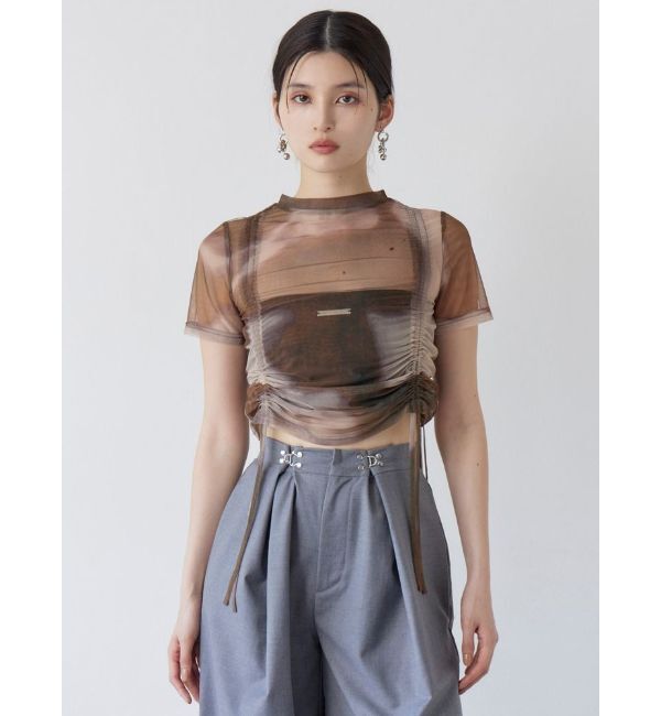 MURUA「グラデーションシアートップス」|Tシャツ・カットソー|