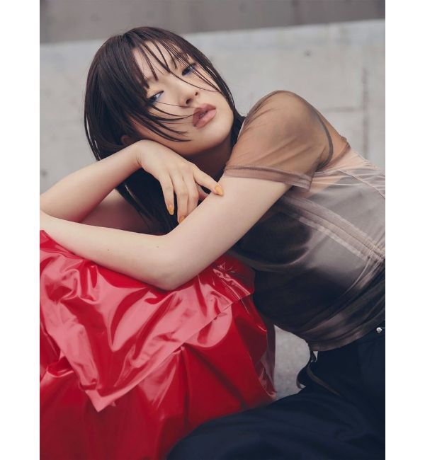 MURUA「グラデーションシアートップス」|Tシャツ・カットソー|