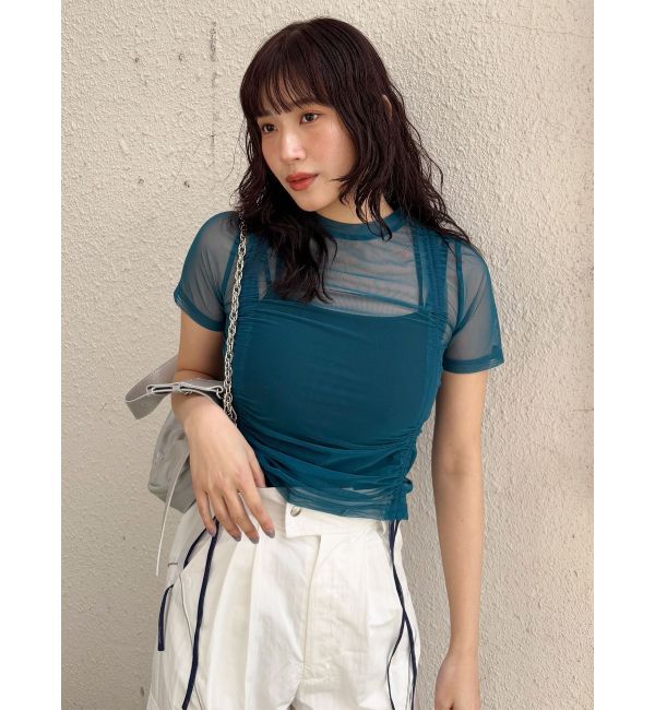 MURUA「グラデーションシアートップス」|Tシャツ・カットソー|