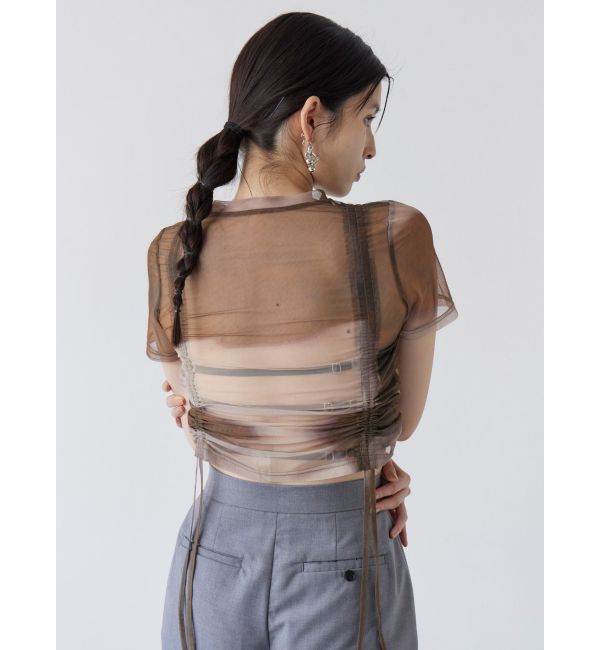 MURUA「グラデーションシアートップス」|Tシャツ・カットソー|