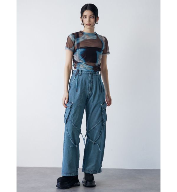 MURUA「グラデーションシアートップス」|Tシャツ・カットソー|