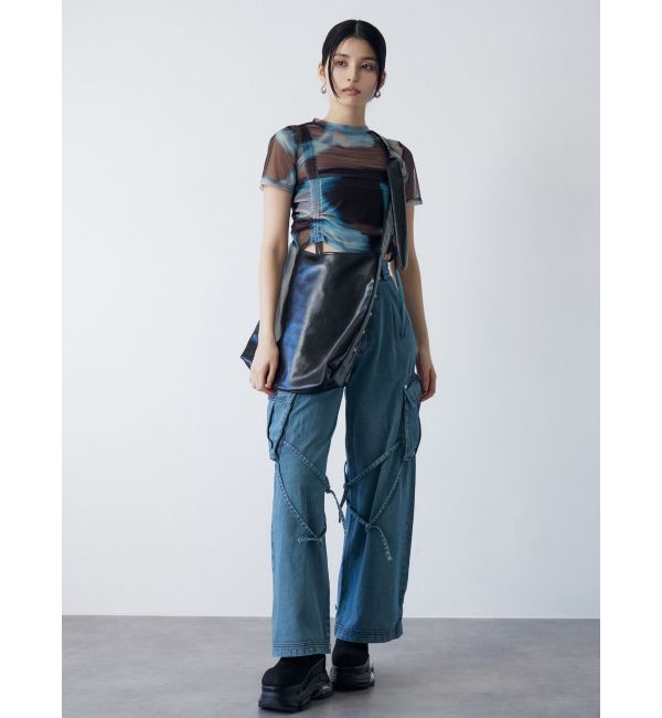 MURUA「グラデーションシアートップス」|Tシャツ・カットソー|