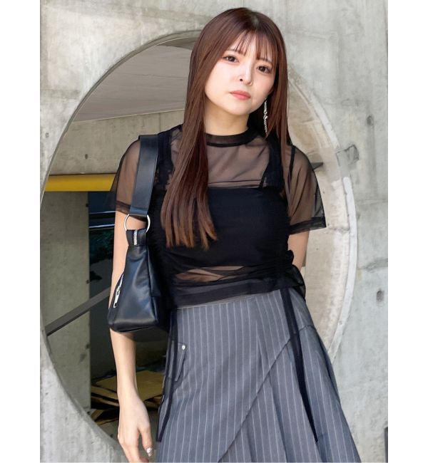 MURUA「グラデーションシアートップス」|Tシャツ・カットソー|