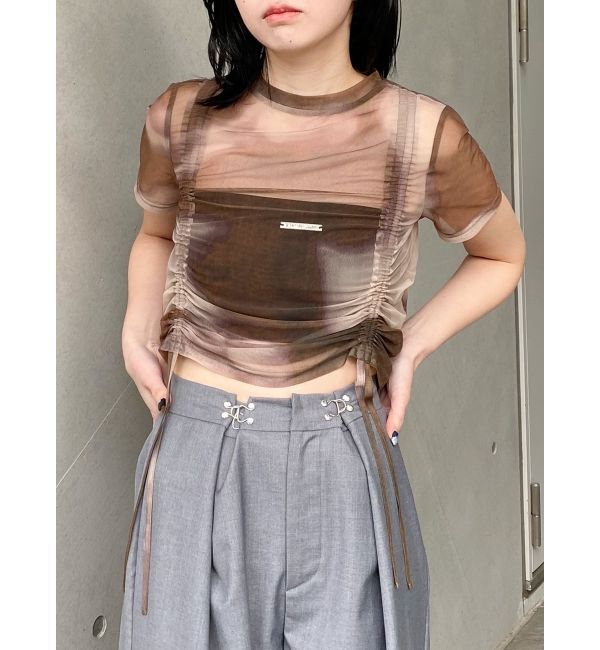 MURUA「グラデーションシアートップス」|Tシャツ・カットソー|