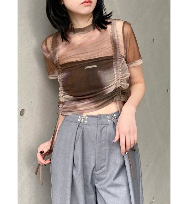 MURUA「グラデーションシアートップス」|Tシャツ・カットソー|