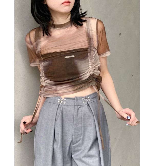 MURUA「グラデーションシアートップス」|Tシャツ・カットソー|