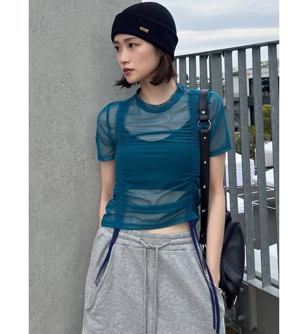 MURUA「グラデーションシアートップス」|Tシャツ・カットソー|