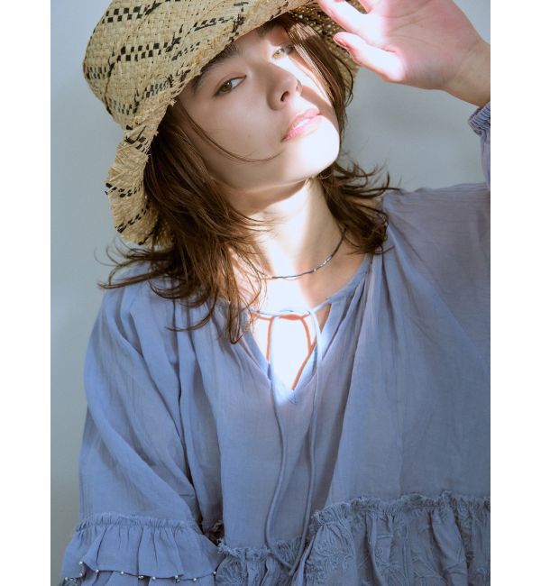 Ungrid「ビーズデザインスリーブボリュームブラウス」|シャツ・ブラウス|