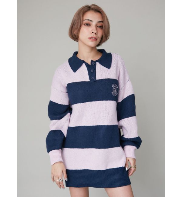 EVRIS「ワンポイントラガーニットトップス」|ニット・セーター|