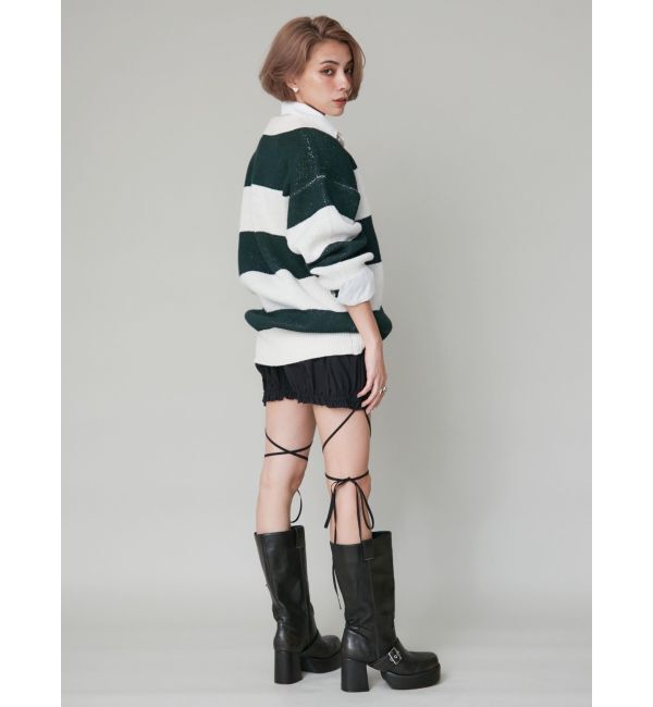 EVRIS「ワンポイントラガーニットトップス」|ニット・セーター|