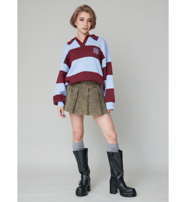 EVRIS「ワンポイントラガーニットトップス」|ニット・セーター|