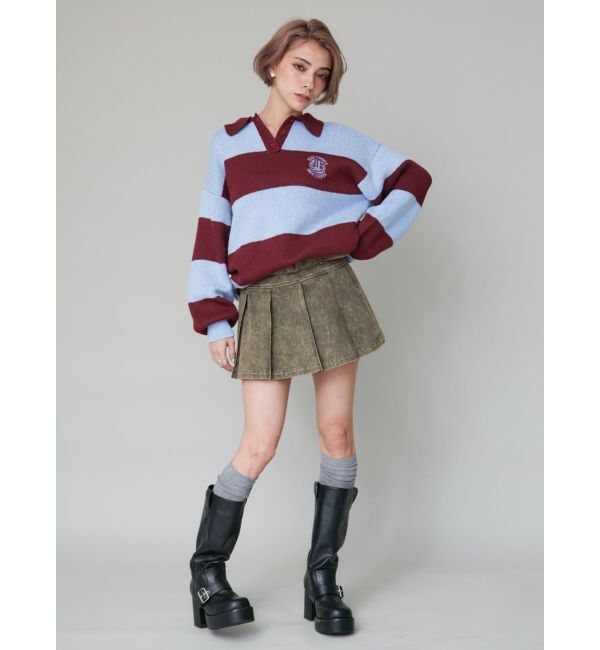 EVRIS「ワンポイントラガーニットトップス」|ニット・セーター|