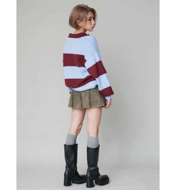 EVRIS「ワンポイントラガーニットトップス」|ニット・セーター|