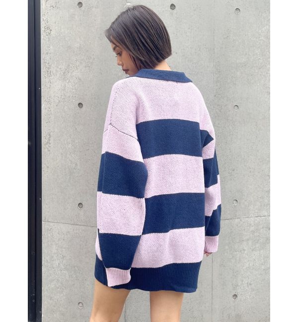 EVRIS「ワンポイントラガーニットトップス」|ニット・セーター|