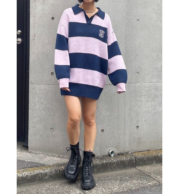 EVRIS「ワンポイントラガーニットトップス」|ニット・セーター|