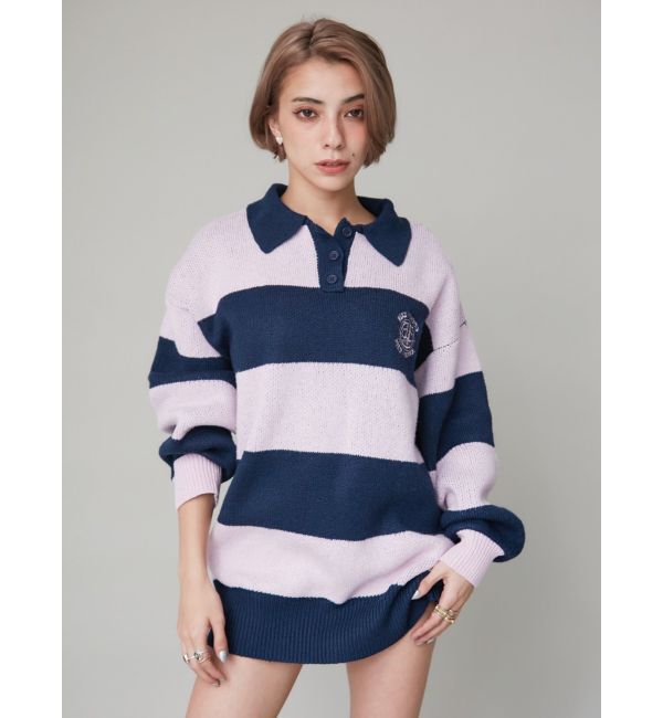 EVRIS「ワンポイントラガーニットトップス」|ニット・セーター|