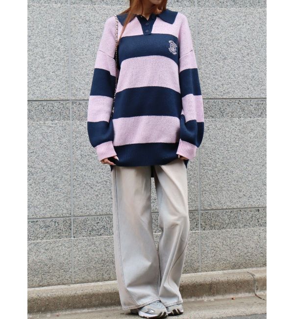 EVRIS「ワンポイントラガーニットトップス」|ニット・セーター|