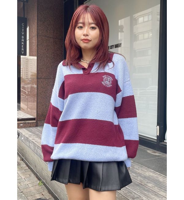 EVRIS「ワンポイントラガーニットトップス」|ニット・セーター|