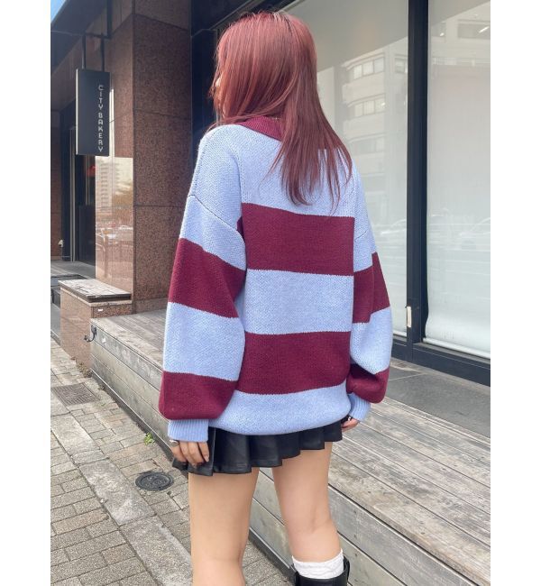 EVRIS「ワンポイントラガーニットトップス」|ニット・セーター|