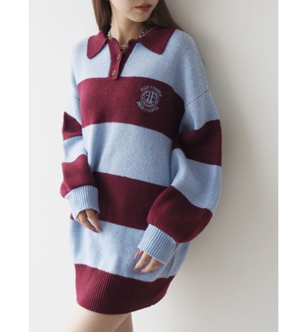 EVRIS「ワンポイントラガーニットトップス」|ニット・セーター|