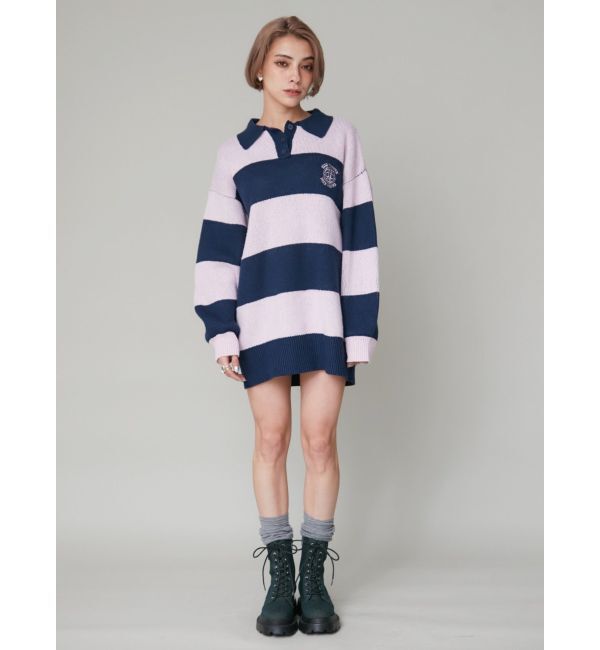 EVRIS「ワンポイントラガーニットトップス」|ニット・セーター|