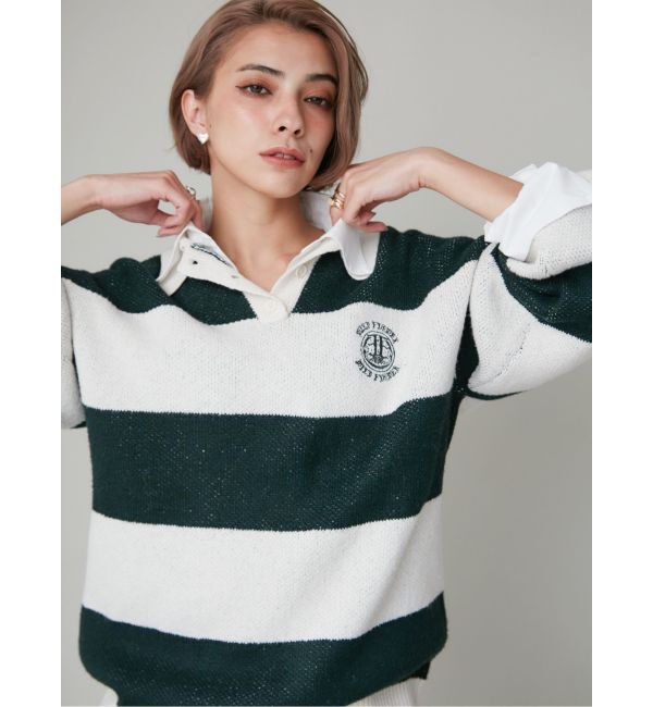 EVRIS「ワンポイントラガーニットトップス」|ニット・セーター|