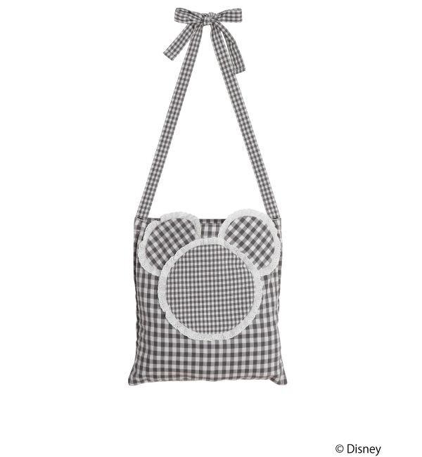 merry jenny「MICKEY / フリルギンガムトート」|トートバッグ|