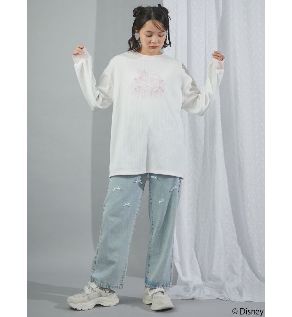 merry jenny「MICKEY＆FRIENDS / サーマルトップス」|Tシャツ・カットソー|