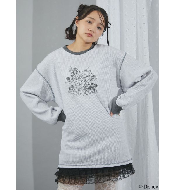 merry jenny「MICKEY＆FRIENDS / サーマルトップス」|Tシャツ・カットソー|