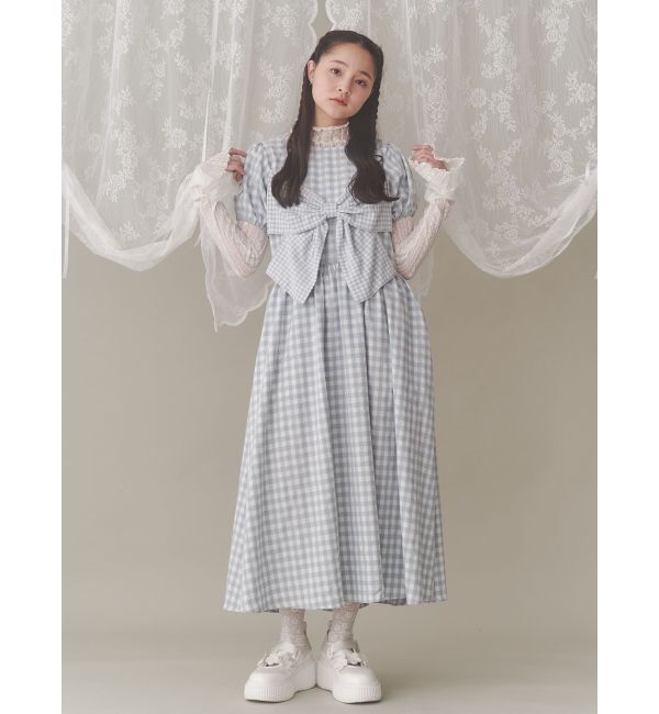 merry jenny「ギンガムリボンワンピース」|ワンピース|
