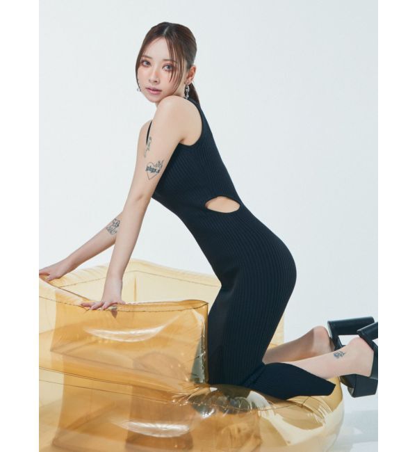 GYDA「JEYSUS GDラインストーンフープピアス」|ピアス|