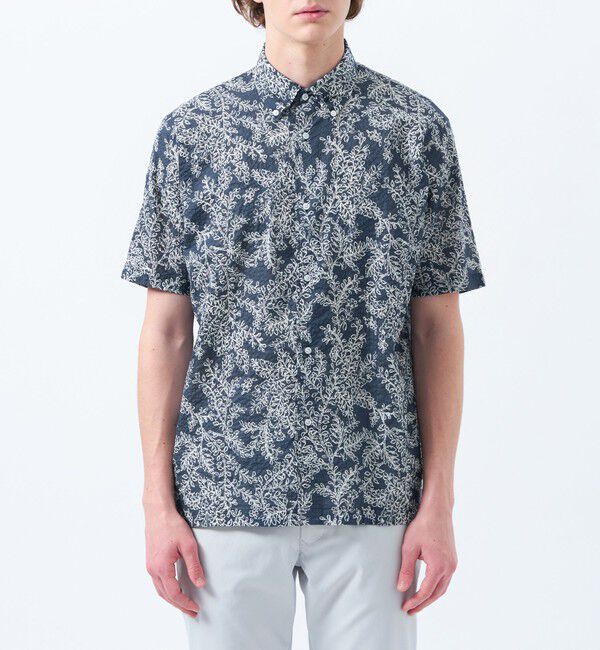 MACKINTOSH PHILOSOPHY「半袖ボタンダウンシャツ ミラクルウェーブ」|シャツ・ブラウス|