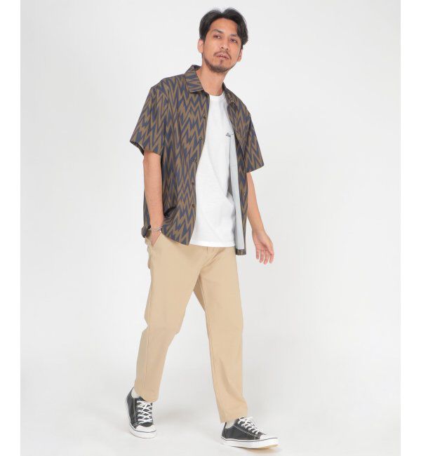 ikka「ジオメトリックプリントシャツ」|シャツ・ブラウス|