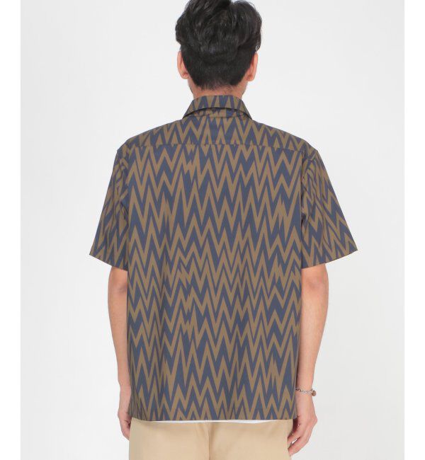 ikka「ジオメトリックプリントシャツ」|シャツ・ブラウス|