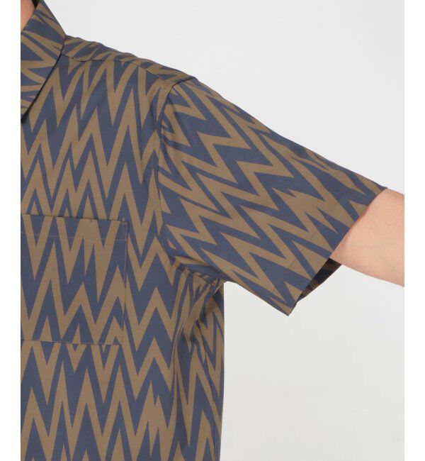 ikka「ジオメトリックプリントシャツ」|シャツ・ブラウス|