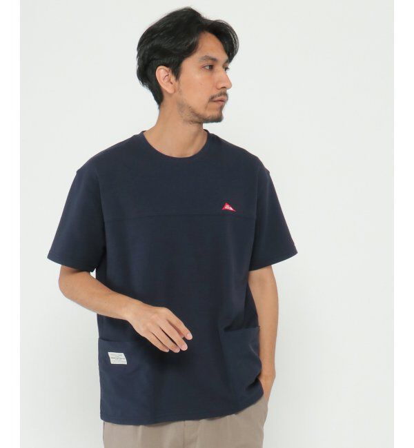 ikka「URBAN NATURE LIFE アーバンネイチャーライフ ダブルポケットTシャツ」|Tシャツ・カットソー|