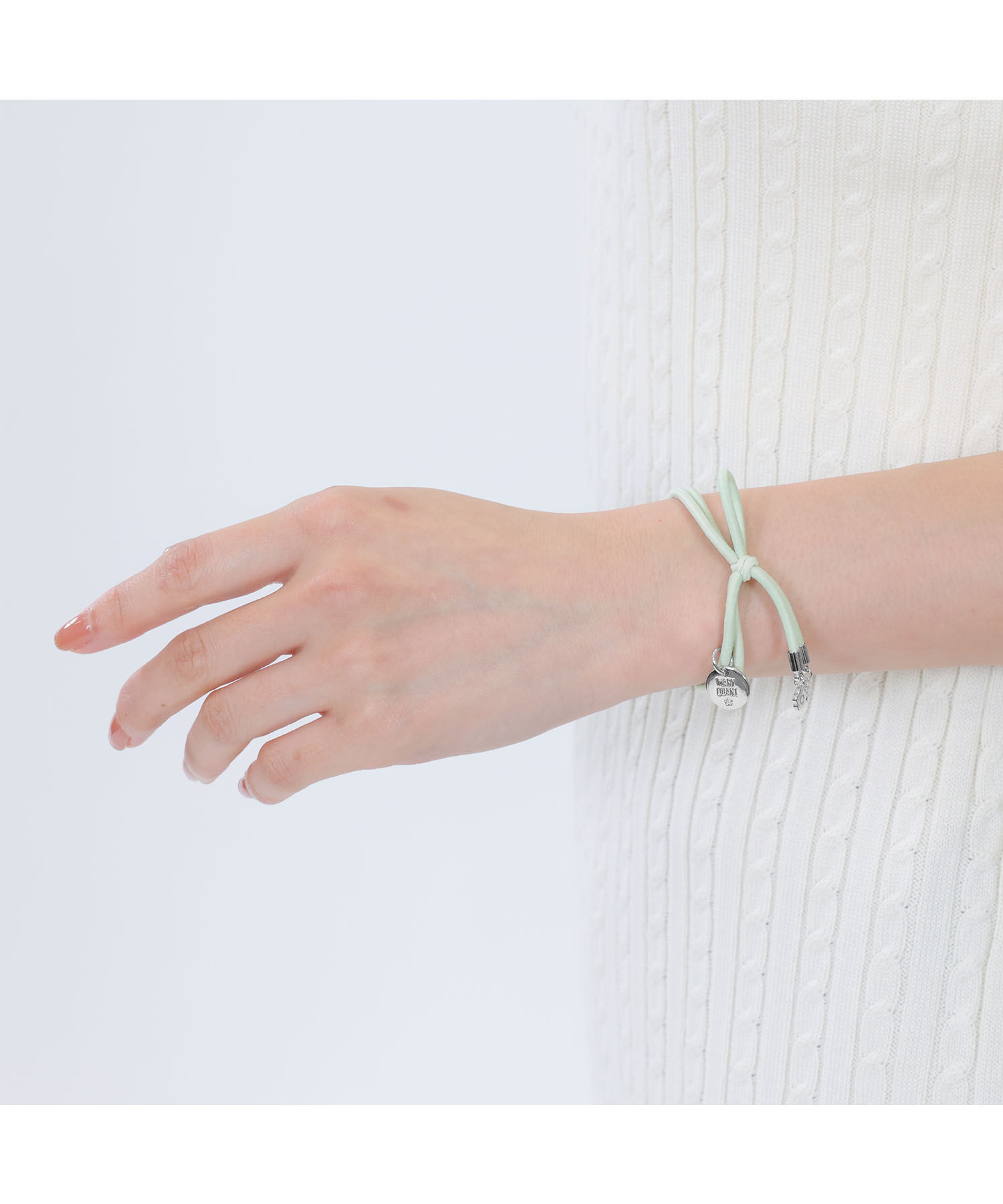 MARY QUANT「デイジーメタルエンド ヘアゴム」|ヘアゴム・シュシュ|ライトグリーン