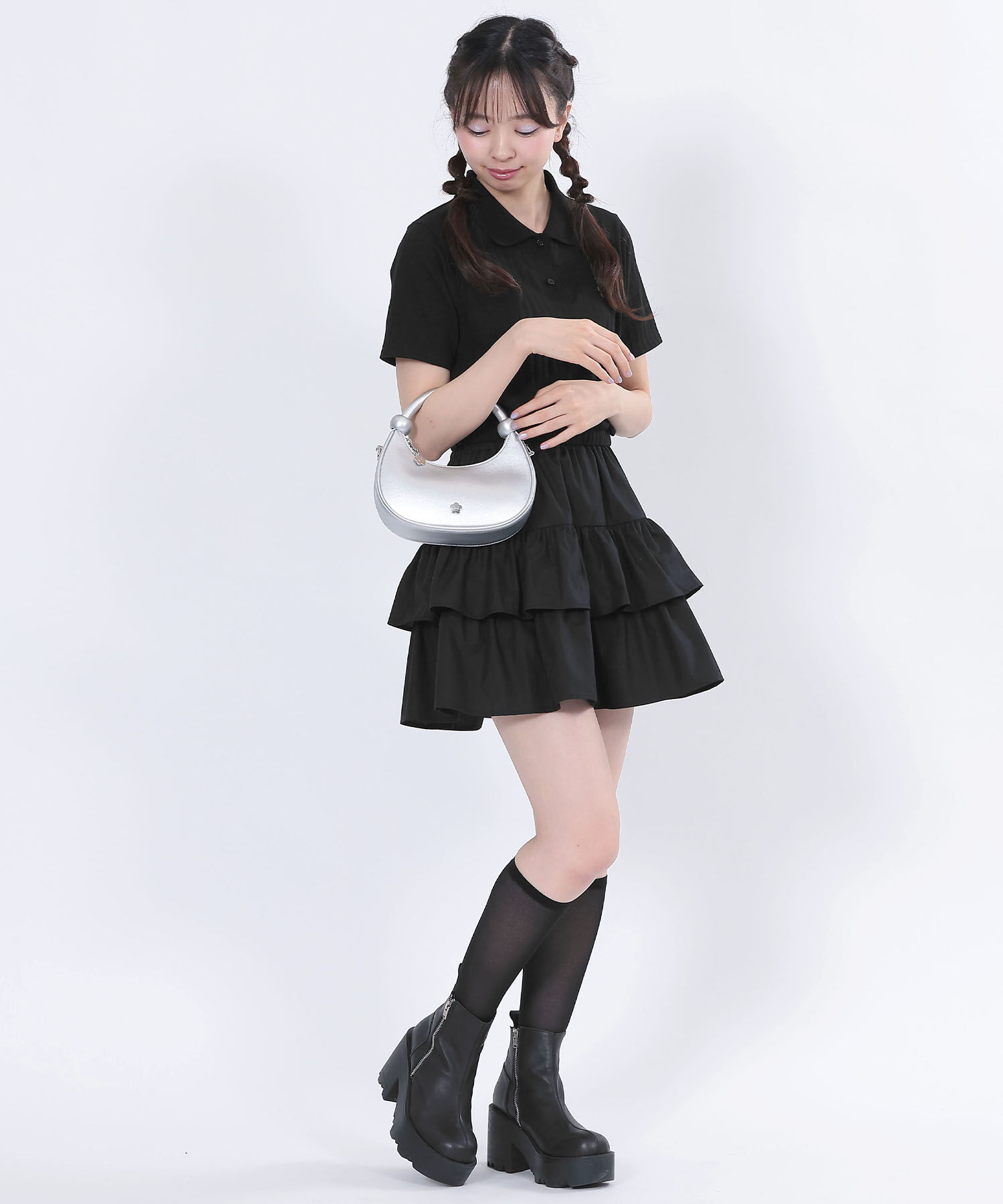 MARY QUANT「リボンポイントシアー ソックス」|ソックス|