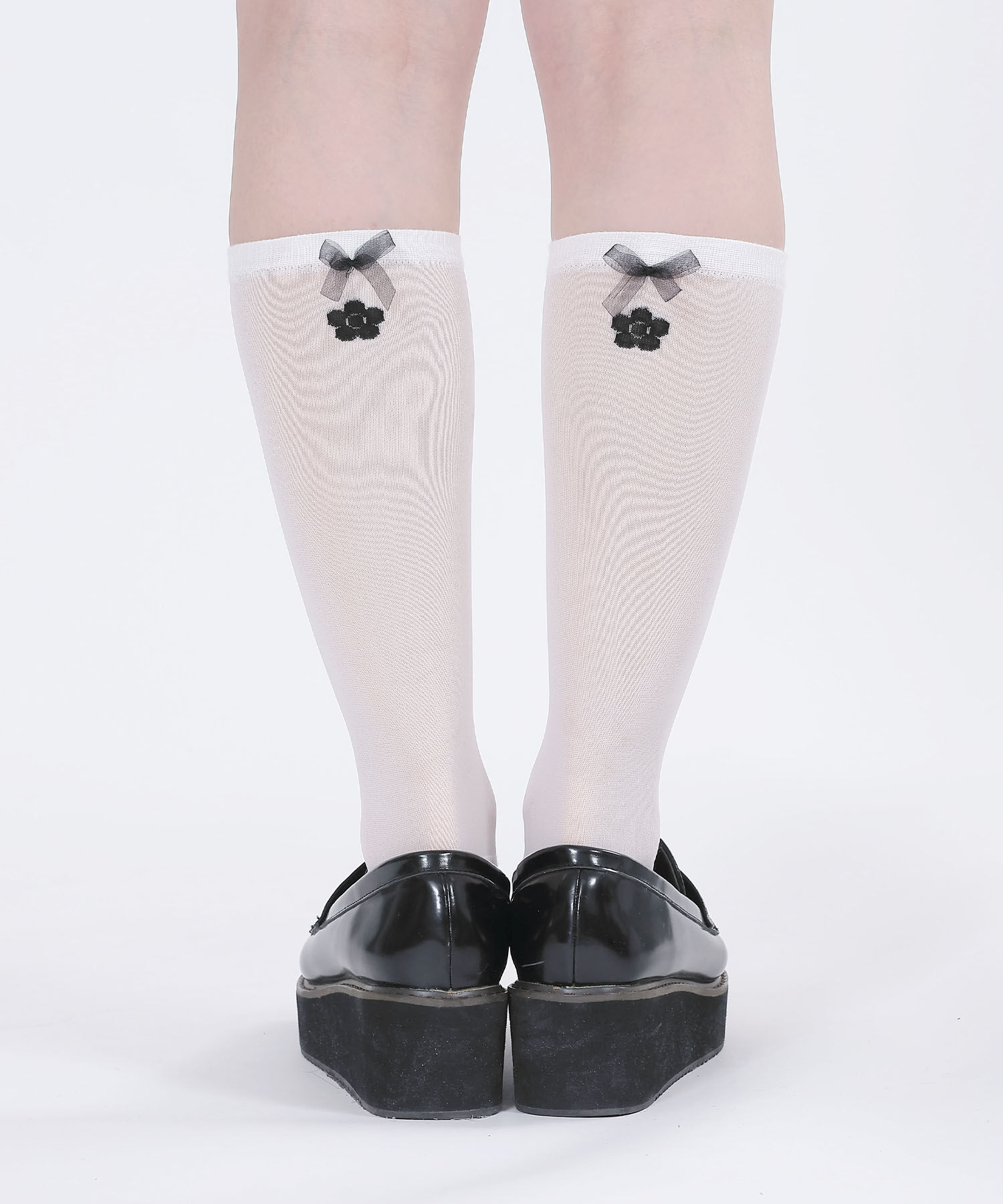 MARY QUANT「リボンポイントシアー ソックス」|ソックス|