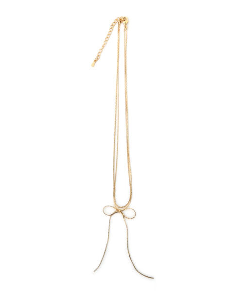 colleca la「2連リボンネックレス」|ネックレス|