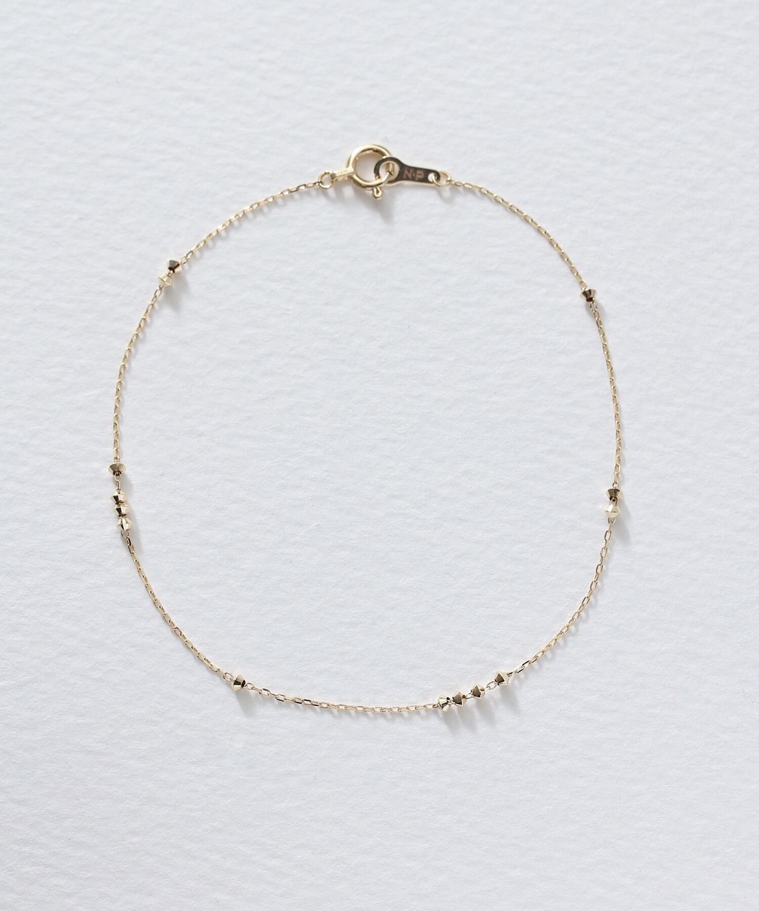  「K10 ミラーボール とばし ブレスレット」|ブレスレット・バングル|GLD