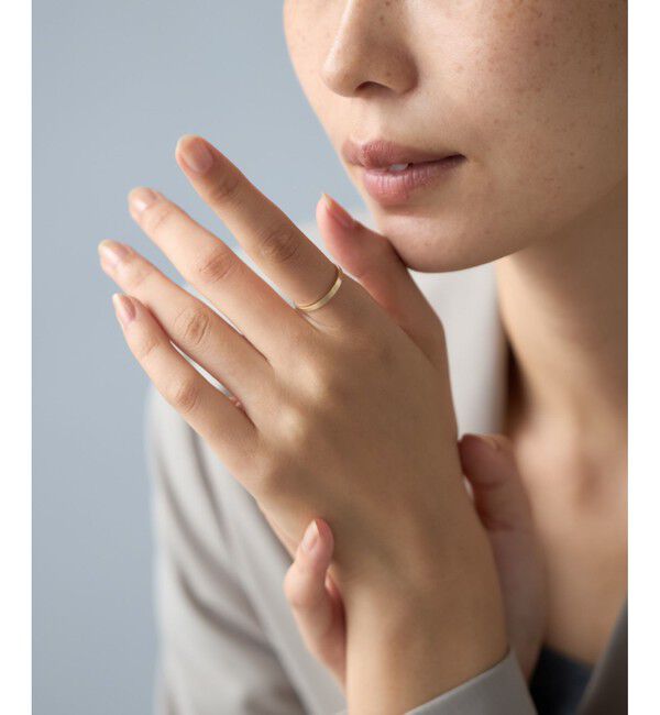 Jouete「[レイヤー] K10YG リング フラット」|リング|