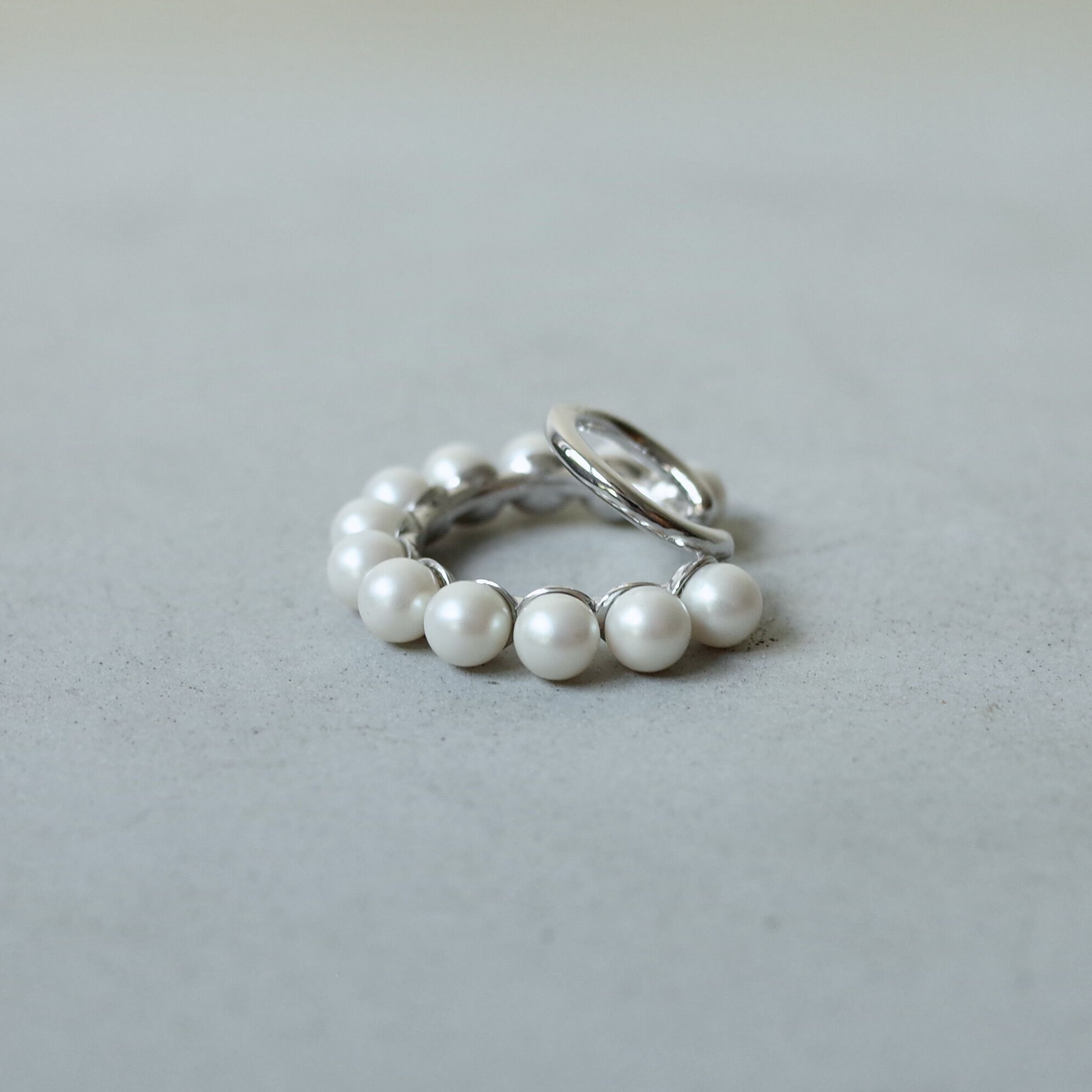 warmth「Unity Pearl Ear Cuff」|イヤーカフ|シルバー