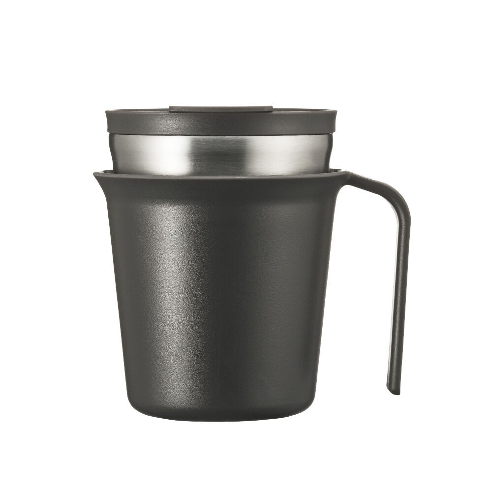 BACKYARD FAMILY「タンブラー 持ち運び 通販 蓋付き ステンレスタンブラー コーヒー フタ付き コンビニカップ」|食器・キッチングッズ|シルバー1