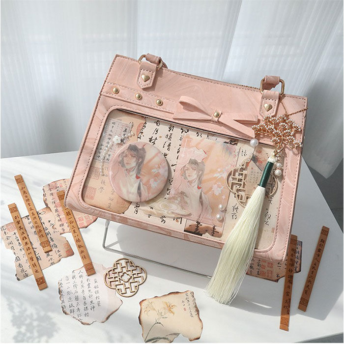 BACKYARD FAMILY「痛バッグ リボン ショルダー 推し活 2WAY 通販 痛バック 痛バ 推し活バッグ 推し活バック」|ショルダー・メッセンジャー|